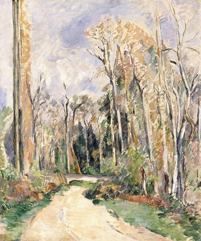 Ścieżka przy wejściu do lasu, ok.1879 autorstwa Paul Cézanne