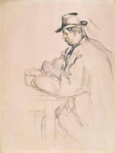 Paul Cézanne, Gracz w karty autorstwa Paul Cézanne