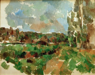 Krajobraz nad rzeką autorstwa Paul Cézanne