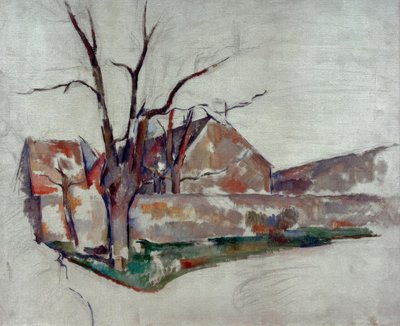 Zimowy krajobraz autorstwa Paul Cézanne