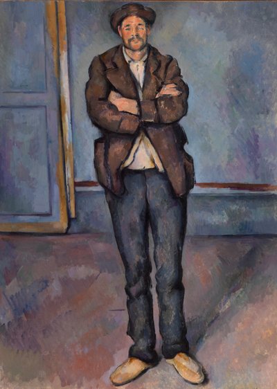 Chłop stojący z założonymi rękami autorstwa Paul Cézanne
