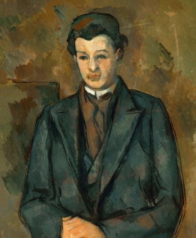 Portret malarza Alfreda Hauge autorstwa Paul Cézanne