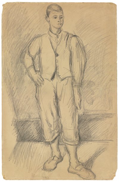 Portret syna artysty; Portret syna artysty, ok. 1875-1885 autorstwa Paul Cézanne
