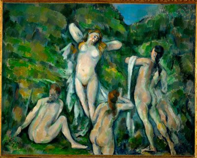Czterech kąpiących się autorstwa Paul Cézanne