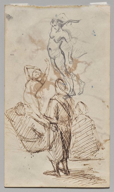 Arkusz studiów autorstwa Paul Cézanne