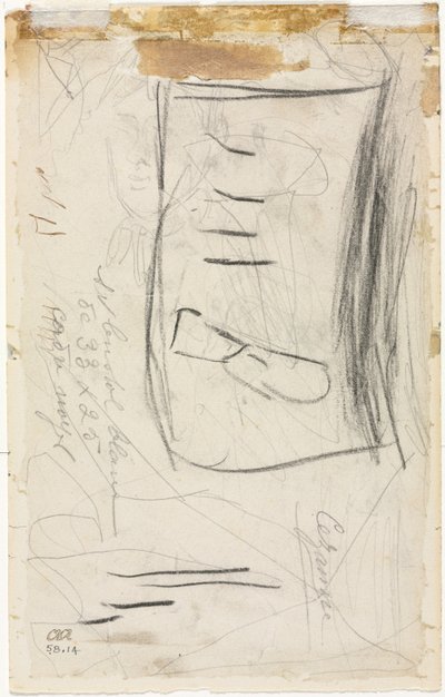 Szkic Madame Cézanne, 188184. autorstwa Paul Cézanne