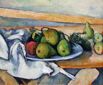 Martwa natura z gruszkami autorstwa Paul Cézanne