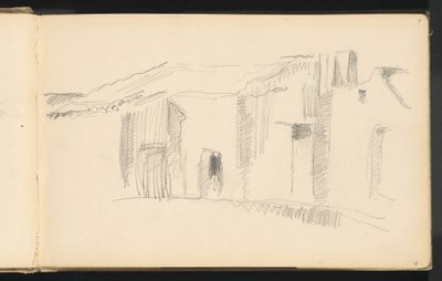 Studium domów autorstwa Paul Cézanne