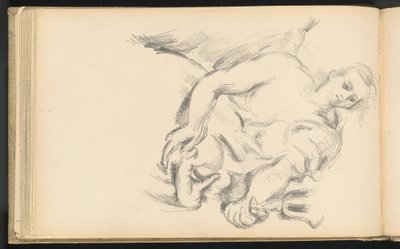 Studium anioła w „Proroku Eliaszu” Rubensa autorstwa Paul Cézanne