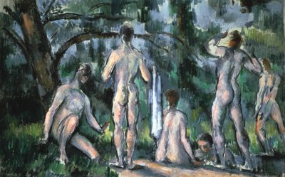 Studium kąpiących się, 1890 autorstwa Paul Cézanne