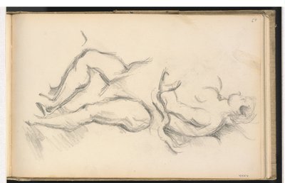 Studium alegorycznej postaci geniusza zdrowia z Rubensa „Narodziny Ludwika XIII w Fontainbleau” autorstwa Paul Cézanne