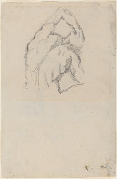 Studium „Ecorché” [odbyt] autorstwa Paul Cézanne
