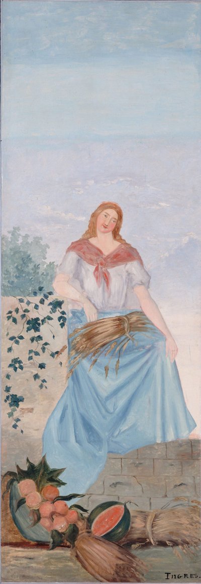 Lato z serialu Les Saisons autorstwa Paul Cézanne