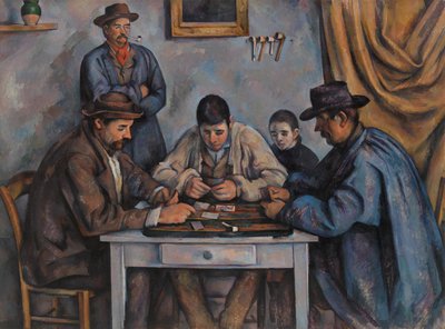 Gracze w karty autorstwa Paul Cézanne