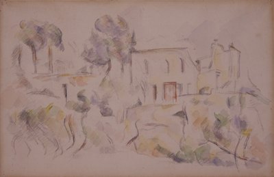 Powozownia (Szopa w Château Noir) autorstwa Paul Cézanne