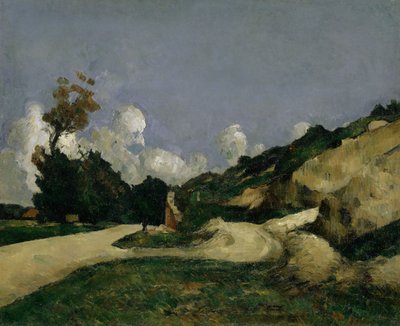 Wiejska droga, ok. 1871 r. autorstwa Paul Cézanne