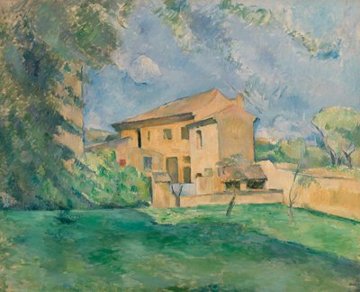Farma w Jas de Bouffan autorstwa Paul Cézanne