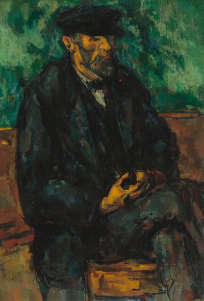 Ogrodnik Vallier, 1906. autorstwa Paul Cézanne