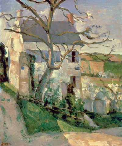 Dom i drzewo, ok. 1873-74 autorstwa Paul Cézanne