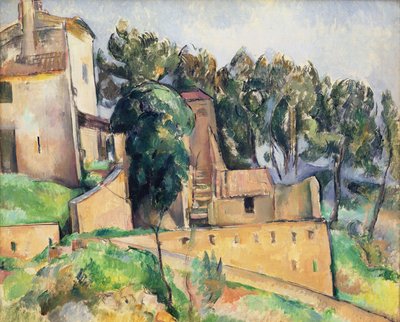 Dom w Bellevue, 1890-92 autorstwa Paul Cézanne