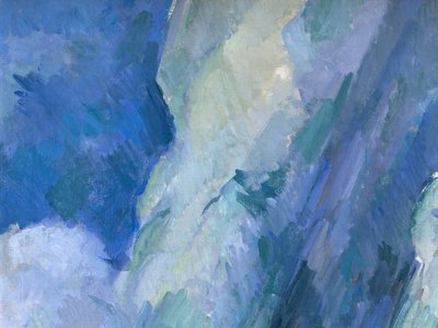 Duzi kąpiący się, ok. 1900-06 olej na płótnie, fragment z 2052 r. autorstwa Paul Cézanne