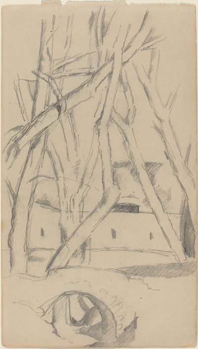 Mały Most [recto] autorstwa Paul Cézanne