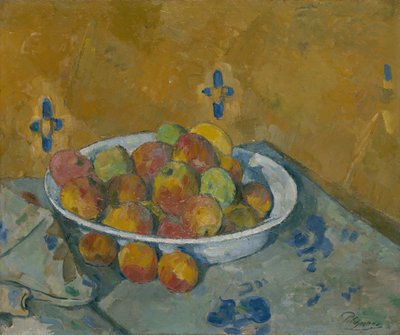 Talerz Jabłek 1877. autorstwa Paul Cézanne