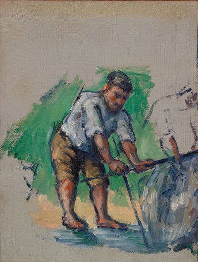 Wiertnik studni (Le Foreur) autorstwa Paul Cézanne