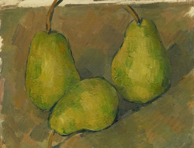 Trzy gruszki autorstwa Paul Cézanne