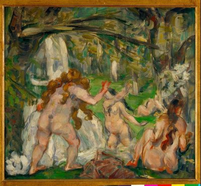 Trzech kąpiących się autorstwa Paul Cézanne