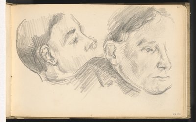 Dwie głowy, 18901896. autorstwa Paul Cézanne