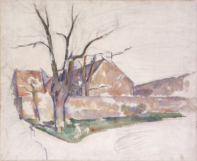 Pejzaż zimowy, ok.1885 autorstwa Paul Cézanne