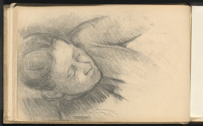 Kobieta pochylająca się do przodu autorstwa Paul Cézanne