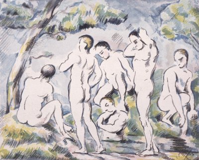 Mali kąpiący się autorstwa Paul Cézanne, Auguste Clot