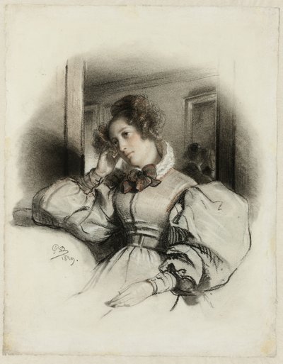 Portret pani E.D. autorstwa Paul Delaroche