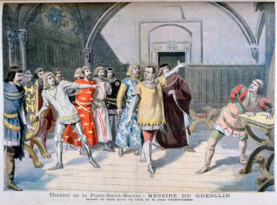 Messire du Guesclin, Teatr Porte Saint-Martin, 1895 autorstwa Paul Deroulede