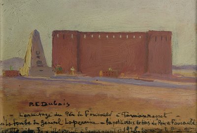 Pustelnia Ojca Charlesa Eugeniusza de Foucauld (1858-1916) w Tamanrasset autorstwa Paul Elie Dubois