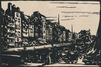 „Honfleur - Stara Kotlina”, 1919 autorstwa Paul Elie Gernez