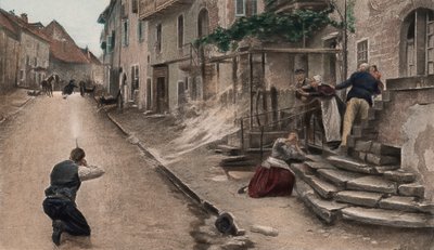 Odważny (kolorowa fotograwiura) autorstwa Paul Émile Boutigny