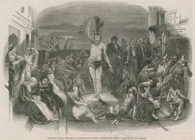 Salomon Orzeł głoszący pokutę podczas zarazy (rycina) autorstwa Paul Falconer Poole