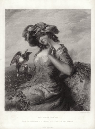 Cygańska królowa autorstwa Paul Falconer Poole