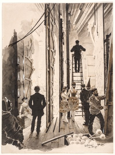 Sceneria kasyna autorstwa Paul Fischer