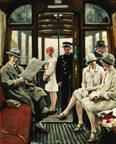 W tramwaju autorstwa Paul Fischer