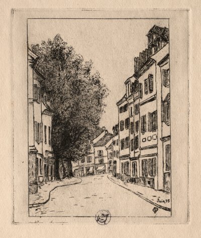 Sześć akwafort: Notre Dame, Pontoise, 1895. autorstwa Paul Gachet