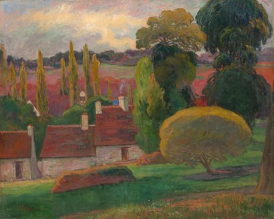 Farma w Bretanii, ok. 1894 r. autorstwa Paul Gauguin