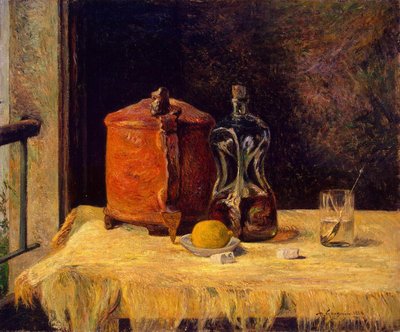 W oknie autorstwa Paul Gauguin