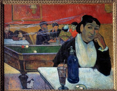 W kawiarni (Arles) Obraz Paula Gauguina (1848-1902) 1888 Moskwa. Muzeum Puszkina autorstwa Paul Gauguin