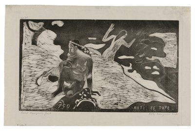 Auti te pape (Kobiety nad rzeką) z Noa Noa Suite autorstwa Paul Gauguin