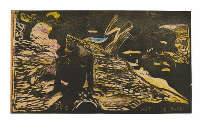 Auti te pape (Kobiety nad rzeką), z Suity Noa Noa autorstwa Paul Gauguin