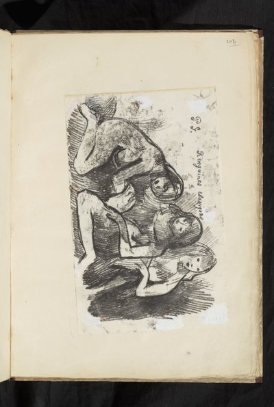 Przed i po - fragment szopki autorstwa Paul Gauguin